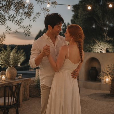 Contemporary Interior Design couple portrait example