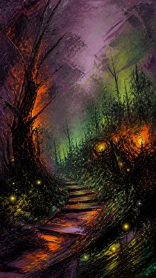 Expressionism Art Style book cover example