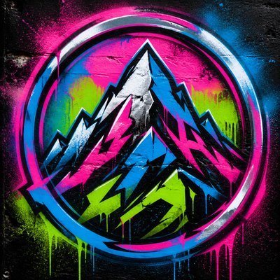 Graffiti Art Style logo concept example