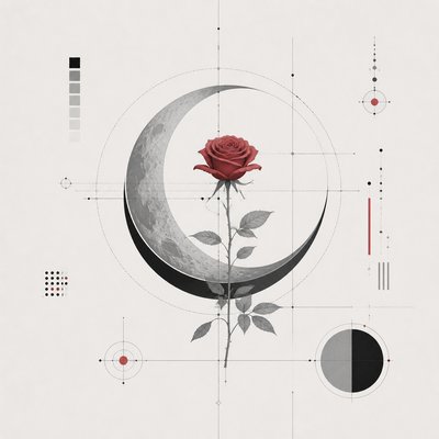 Conceptual Modern Art Style tattoo design example