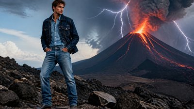 Denim-on-Denim Fashion Style YouTube thumbnail example