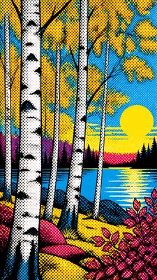 Pop Art Style wall art print example