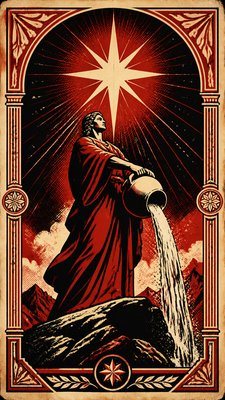 Propaganda Poster Design tarot card example