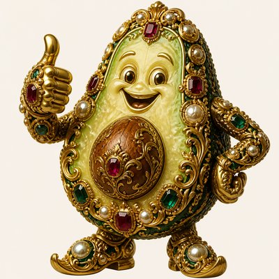 Baroque Jewelry Style sticker example