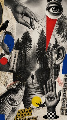 Dada Art Style book cover example