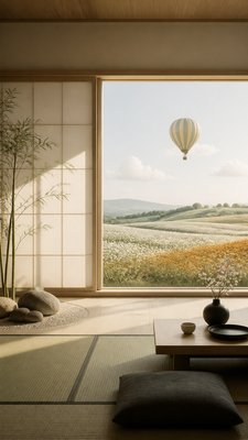 Zen Interior Design greeting card example