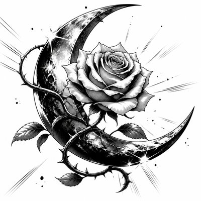 Manga Comic Art tattoo design example