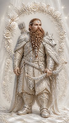 Bridal Jewelry Design tabletop character portrait example