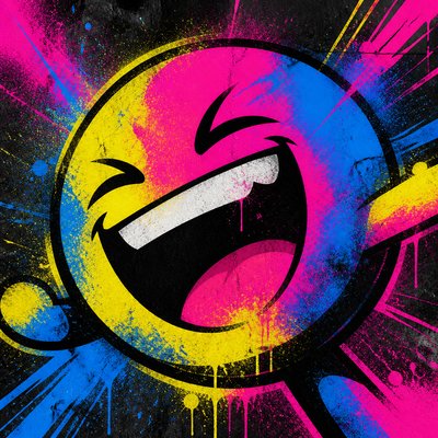 Graffiti Modern Art Style Twitch emote example