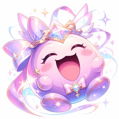 Magical Girl Anime Art Style Twitch emote example
