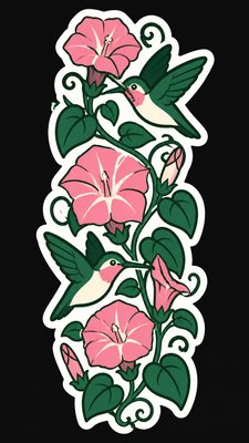 Minimalist Sticker Design phone case design example