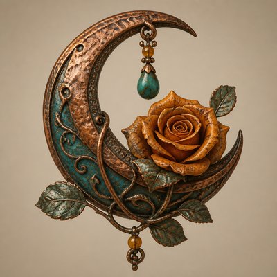 Bohemian Jewelry Design tattoo design example