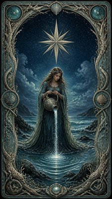 Oceancore Aesthetic tarot card example