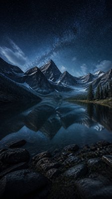 VFX Compositing Digital Art Style phone wallpaper example