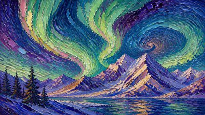 Post-Impressionism Art Style banner example