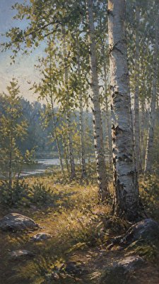 Plein Air Realism Art Style wall art print example