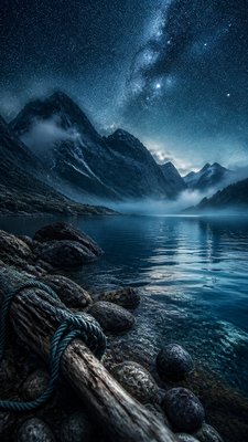 Oceancore Aesthetic phone wallpaper example
