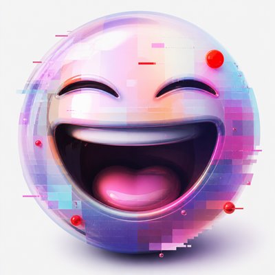 Post-Internet Contemporary Art Style Twitch emote example
