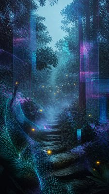 Augmented Reality Contemporary Art Style book cover example