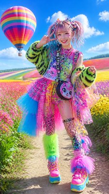 Harajuku Fashion Style greeting card example