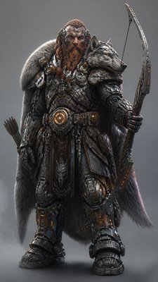 Mecha Sci-Fi Art tabletop character portrait example