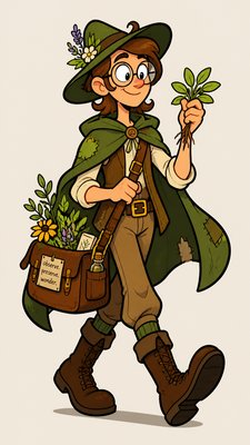 Cartoon Comic Art character design example