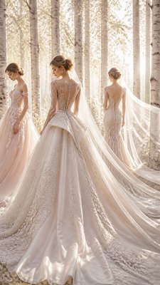 Bridal Couture Fashion Design wall art print example