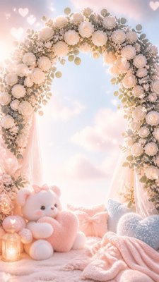 Soft Girl Aesthetic wedding invitation example