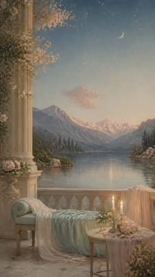 Regencycore Aesthetic phone wallpaper example