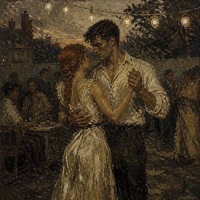 Ashcan School Art Style couple portrait example