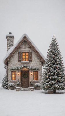 Photo-Conceptual Art Style Christmas card example