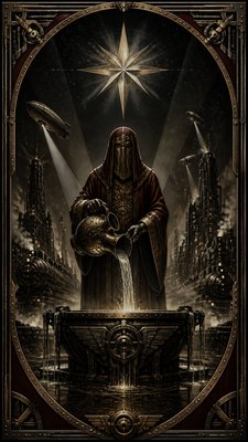 Dieselpunk Aesthetic tarot card example