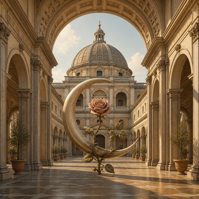 Renaissance Architecture tattoo design example