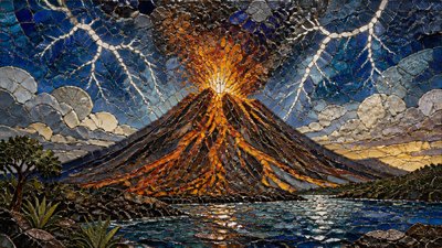 Ceramic Mosaic Art Style YouTube thumbnail example