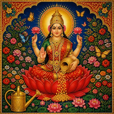 Hindu Religious Art coloring page example