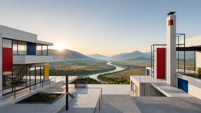 Bauhaus Architecture desktop wallpaper example