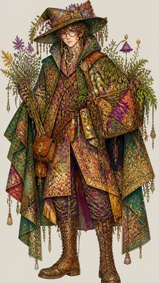Maximalism Art Style character design example