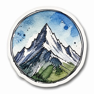 Hand-Drawn Sticker Design logo concept example