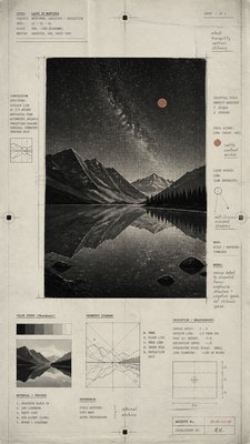 Conceptual Art Style phone wallpaper example