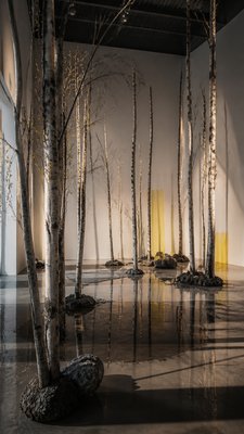 Installation Conceptual Art Style wall art print example