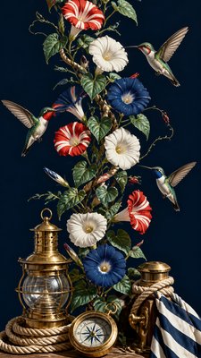 Nautical Aesthetic phone case design example