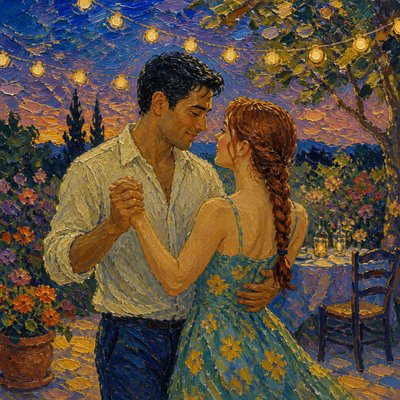 Post-Impressionism Art Style couple portrait example