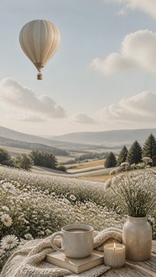 Hygge Aesthetic greeting card example