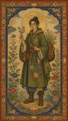 Tibetan Religious Art character design example