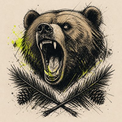 Indie/Alternative Comic Art t-shirt design example
