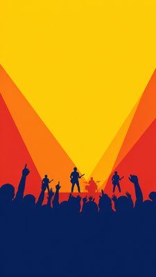 Color Field Minimalism Art Style flyer example