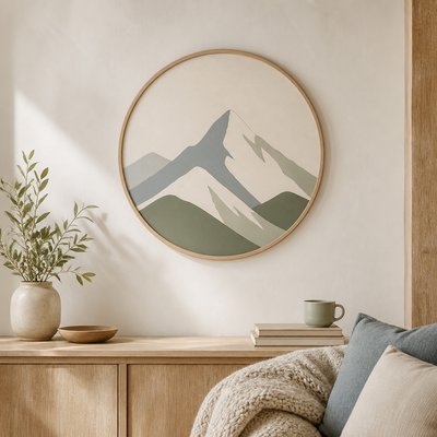 Scandinavian Interior Design logo concept example