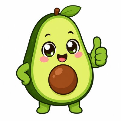 Chibi Anime Art Style sticker example