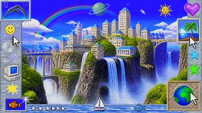 Webcore Aesthetic concept art example