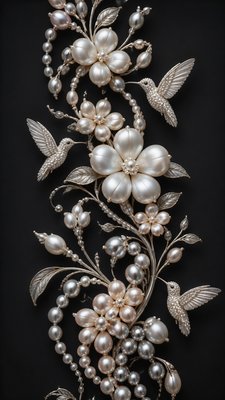 Pearl Jewelry Style phone case design example